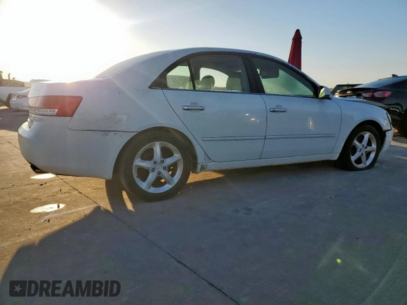 2006 Hyundai Sonata GLS with VIN 5NPEU46F26H090552, listed as a Copart auction lot 47216175 with 142,244 mi miles and Clean Title. Bid and sale history available at DreamBid. Image 3.