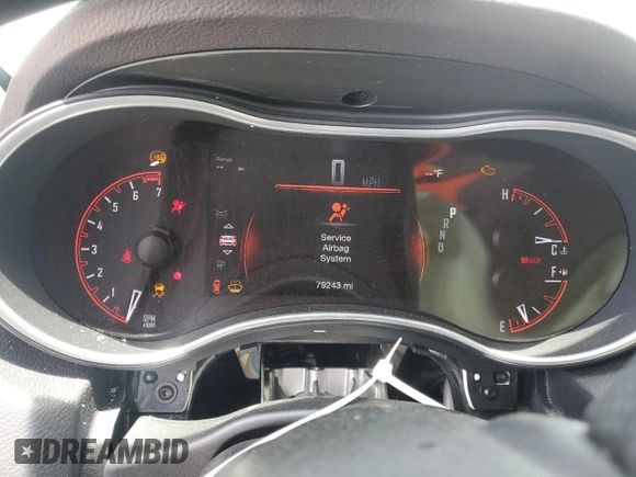 2020 Dodge Durango SXT with VIN 1C4RDHAG7LC307528, listed as a Copart auction lot 59709415 with 79,243 mi miles and Salvage title. Bid and sale history available at DreamBid. Image 9.