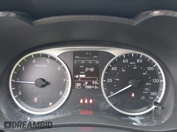 2024 Nissan Versa S with VIN 3N1CN8DV8RL846690, listed as a IAAI auction lot 41480567 with 28,643 mi miles and . Bid and sale history available at DreamBid. Image 7.