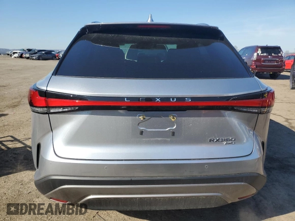 2025 Lexus RX 350 with VIN 2T2BAMCA6SC090597, listed as a Copart auction lot 48307175 with 946 mi miles and Salvage Title. Bid and sale history available at DreamBid. Image 6.