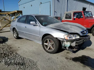 1999 Acura TL with VIN 19UUA564XXA052506, listed as a Copart auction lot 76589374 with 194,585 mi miles and Salvage Title. Bid and sale history available at carsss.com. Image 4.