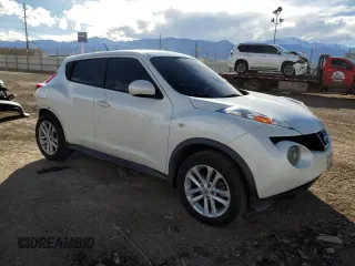 2014 Nissan Juke S with VIN JN8AF5MV5ET481301, listed as a Copart auction lot 45581615 with 109,936 mi miles and Salvage title. Bid and sale history available at DreamBid. Image 4.