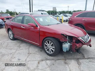 2012 Lexus ES with VIN JTHBK1EGXC2482627, listed as a IAAI auction lot 41883927 with 90,707 mi miles. Bid and sale history available at carsss.com. Image 1.