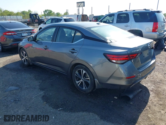 2020 Nissan Sentra SV with VIN 3N1AB8CV7LY245699, listed as a IAAI auction lot 41996373 with 35,625 mi miles and . Bid and sale history available at DreamBid. Image 3.