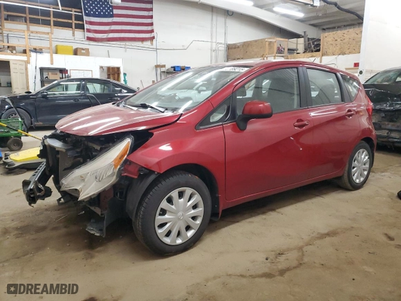 2014 Nissan Versa Note S Plus with VIN 3N1CE2CP6EL434777, listed as a Copart auction lot 50189215 with 83,095 mi miles and Salvage Title. Bid and sale history available at carsss.com. Image 1.