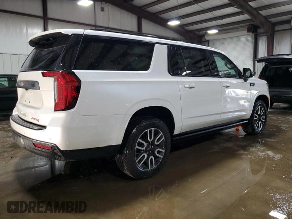 2024 GMC Yukon XL AT4 with VIN 1GKS2HKD8RR211249, listed as a Copart auction lot 74127264 with 9,091 mi miles and Salvage Title. Bid and sale history available at carsss.com. Image 3.