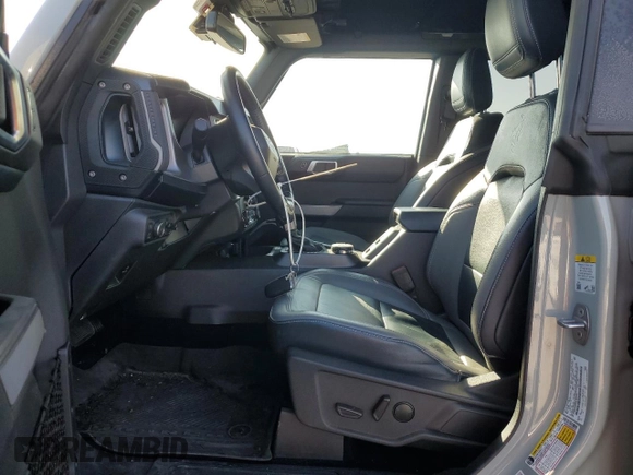 2021 Ford Bronco with VIN 1FMDE5DH6MLB02483, listed as a Copart auction lot 42617245 with 20,306 mi miles and Salvage title. Bid and sale history available at DreamBid. Image 7.