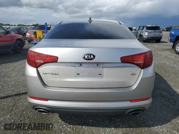 2013 Kia Optima LX with VIN KNAGM4A77D5305619, listed as a Copart auction lot 50823775 with 145,239 mi miles and Salvage Title. Bid and sale history available at carsss.com. Image 6.