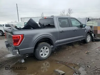2023 Ford F-150 XL with VIN 1FTEW1C81PKD44267, listed as a Copart auction lot 50886765 with 47,142 mi miles and Clean title. Bid and sale history available at DreamBid. Image 3.