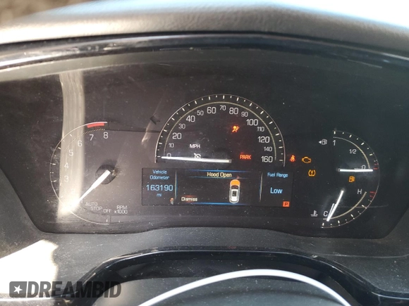 2017 Cadillac XT5 Luxury FWD with VIN 1GYKNBRS5HZ177090, listed as a Copart auction lot 48524475 with 163,190 mi miles and Salvage Title. Bid and sale history available at carsss.com. Image 9.