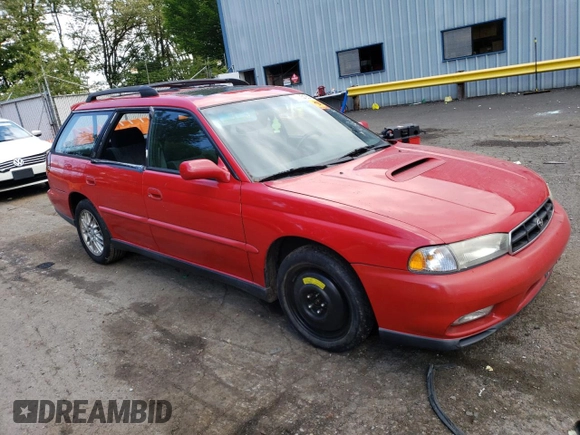 1998 Subaru Legacy GT with VIN 4S3BK6750W7320376, listed as a Copart auction lot 58223125 with 127,481 mi miles and Salvage title. Bid and sale history available at DreamBid. Image 4.