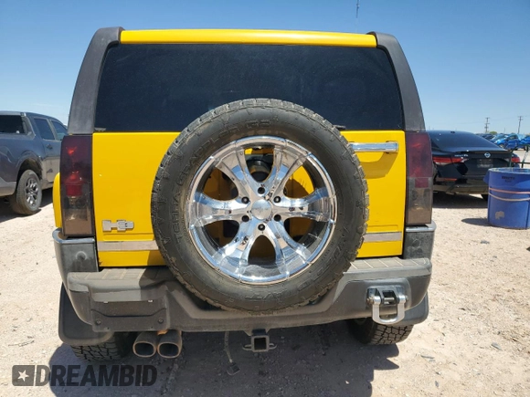 2007 Hummer H3 SUV with VIN 5GTDN13E378134277, listed as a Copart auction lot 56284205 with 135,534 mi miles and Clean Title. Bid and sale history available at DreamBid. Image 6.