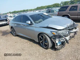 2019 Honda Accord Sport with VIN 1HGCV1F31KA030046, listed as a IAAI auction lot 42542616 with 61,038 mi miles and . Bid and sale history available at DreamBid. Image 1.