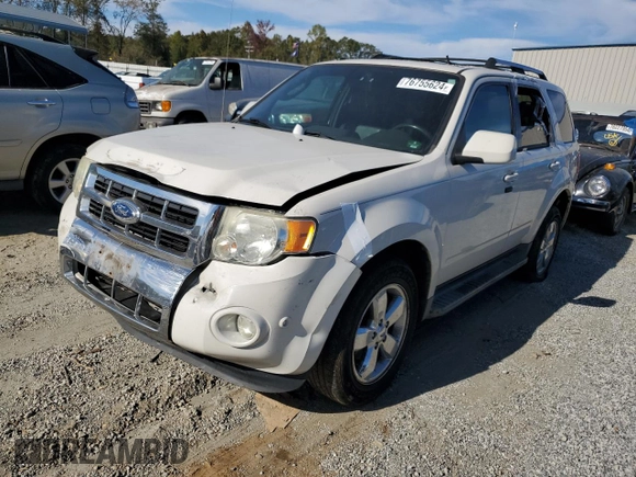 2012 Ford Escape Limited with VIN 1FMCU9EG5CKB37614, listed as a Copart auction lot 76755624 with 135,020 mi miles and Salvage Title. Bid and sale history available at carsss.com. Image 1.