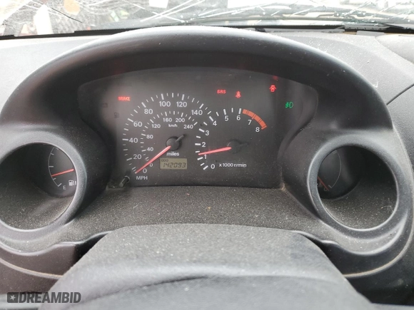 2002 Chrysler Sebring LXi with VIN 4C3AG52H12E147498, listed as a Copart auction lot 82664724 with 142,093 mi miles and Clean Title. Bid and sale history available at carsss.com. Image 9.