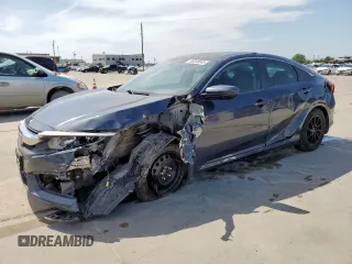 2017 Honda Civic LX z VIN 19XFC2F55HE025320, wystawiony jako Copart lot #56538045 z przebiegiem 120 154 mil mil oraz Szkoda całkowita • Salvage title. Historia ofert i sprzedaży dostępna na DreamBid. Obrazek 1.