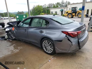 2018 Infiniti Q50 Luxe с VIN JN1EV7AP9JM351448, выставлен на аукционе Copart как лот 54090415 с пробегом Не указан миль и Списание • Salvage title. История ставок и продаж доступна на DreamBid. Изображение 2.