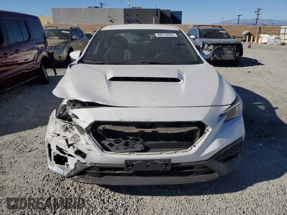 2022 Subaru WRX with VIN JF1VBAA6XN9020404, listed as a Copart auction lot 88918995 with 23,692 mi miles and Salvage Title. Bid and sale history available at carsss.com. Image 5.
