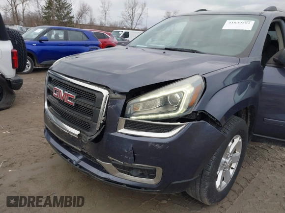 2014 GMC Acadia SLE with VIN 1GKKRPKD6EJ143211, listed as a IAAI auction lot 41839592 with 148,688 mi miles. Bid and sale history available at carsss.com. Image 6.