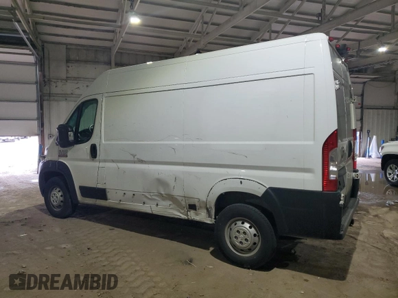 2021 Ram ProMaster Cargo with VIN 3C6LRVBG9ME575955, listed as a Copart auction lot 88149485 with 61,881 mi miles and Salvage Title. Bid and sale history available at carsss.com. Image 2.