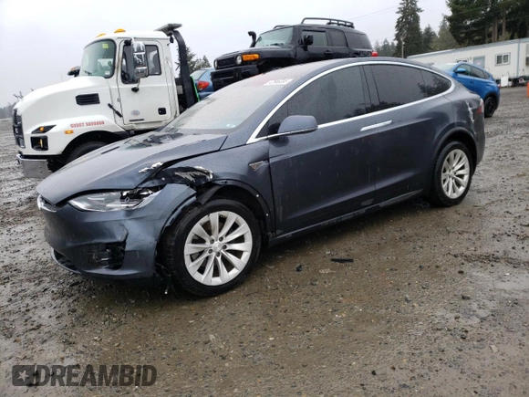 2016 Tesla Model X 70D with VIN 5YJXCBE23GF007323, listed as a Copart auction lot 47666335 with 83,830 mi miles and Clean Title. Bid and sale history available at carsss.com. Image 1.