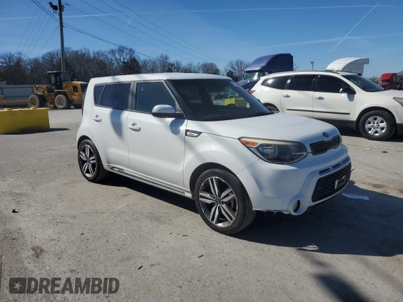 2016 Kia Soul + with VIN KNDJP3A57G7345426, listed as a Copart auction lot 47409875 with 113,524 mi miles and Salvage Title. Bid and sale history available at carsss.com. Image 4.