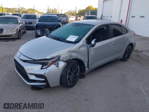2023 Toyota Corolla SE with VIN 5YFS4MCE6PP158287, listed as a IAAI auction lot 41795751 with 37,293 mi miles. Bid and sale history available at carsss.com. Image 6.