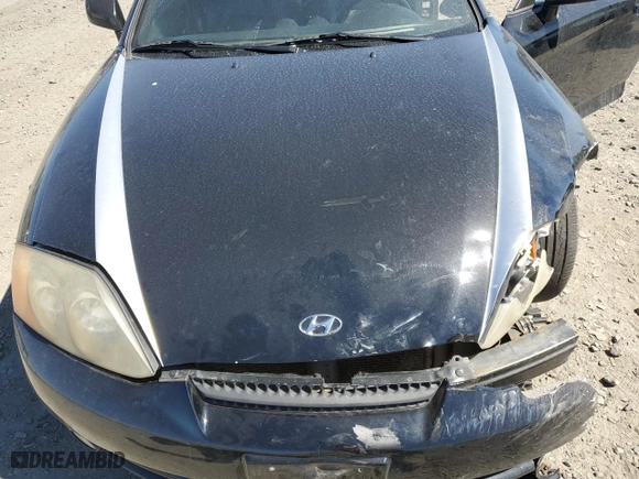 2004 Hyundai Tiburon GT with VIN KMHHN65F94U113699, listed as a Copart auction lot 53858355 with 221,999 mi miles and Salvage Title. Bid and sale history available at carsss.com. Image 11.
