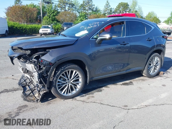 2023 Lexus NX with VIN 2T2GKCEZXPC015134, listed as a IAAI auction lot 41984994 with 19,264 mi miles. Bid and sale history available at carsss.com. Image 17.