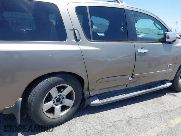 2006 Nissan Armada LE with VIN 5N1AA08A16N728545, listed as a IAAI auction lot 42346207 with 234,261 mi miles and . Bid and sale history available at DreamBid. Image 13.