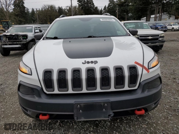 2017 Jeep Cherokee Trailhawk L Plus with VIN 1C4PJMBS3HD237118, listed as a Copart auction lot 49303805 with 120,581 mi miles and Salvage Title. Bid and sale history available at carsss.com. Image 5.