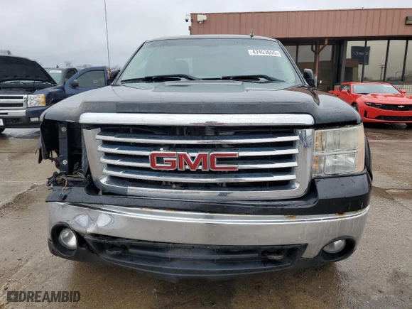 2008 GMC Sierra 1500 Work Truck with VIN 2GTEK13M581321262, listed as a Copart auction lot 47453655 with 161,582 mi miles and Salvage Title. Bid and sale history available at carsss.com. Image 5.