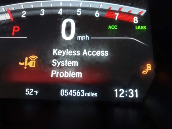2019 Honda CR-V EX with VIN 7FARW1H54KE028680, listed as a IAAI auction lot 41364127 with 54,563 mi miles. Bid and sale history available at carsss.com. Image 16.