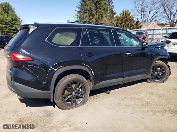 2024 Toyota Grand Highlander Hybrid MAX Limited with VIN 5TDADAB59RS004565, listed as a Copart auction lot 49217465 with 0 mi miles and Salvage Title. Bid and sale history available at carsss.com. Image 3.