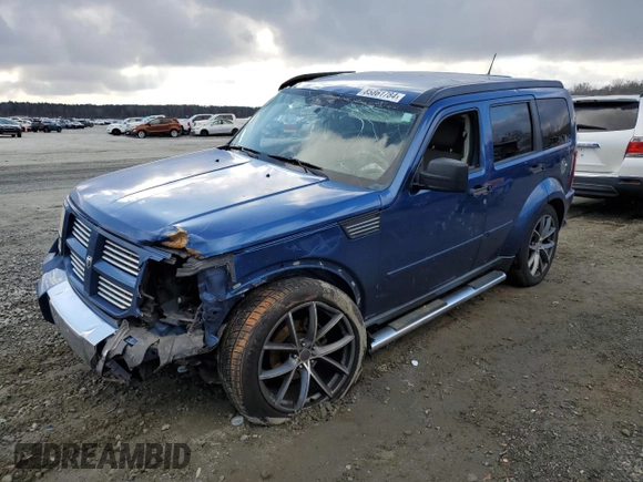 2010 Dodge Nitro Heat with VIN 1D4PT4GK7AW158275, listed as a Copart auction lot 85861784 with 243,809 mi miles and Salvage title. Bid and sale history available at DreamBid. Image 1.