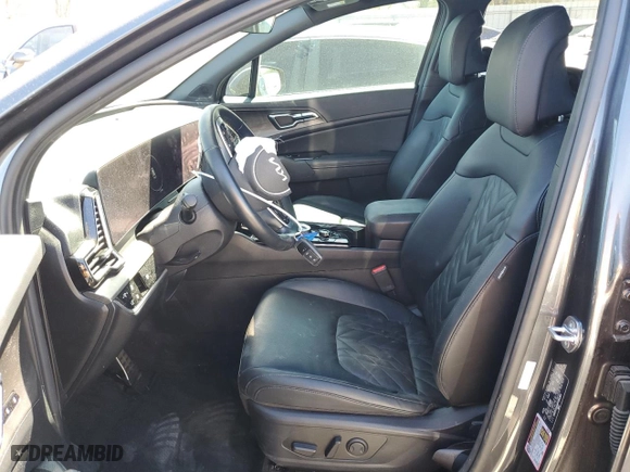 2023 Kia Sportage Plug-In Hybrid X-Line Prestige with VIN KNDPZDAH4P7066584, listed as a Copart auction lot 46966755 with 21,995 mi miles and Salvage Title. Bid and sale history available at carsss.com. Image 7.