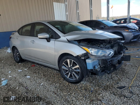 2021 Nissan Versa SV with VIN 3N1CN8EV6ML884457, listed as a Copart auction lot 52173755 with 76,714 mi miles and Clean Title. Bid and sale history available at DreamBid. Image 4.
