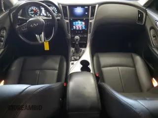 2020 Infiniti Q50 Luxe with VIN JN1EV7AR4LM257143, listed as a Copart auction lot 57157065 with 98,082 mi miles and Salvage title. Bid and sale history available at DreamBid. Image 8.