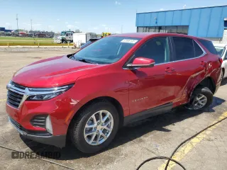 2022 Chevrolet Equinox LT z VIN 3GNAXKEV3NL203210, wystawiony jako Copart lot #57086195 z przebiegiem 81 654 mil mil oraz Szkoda całkowita • Salvage title. Historia ofert i sprzedaży dostępna na DreamBid. Obrazek 1.