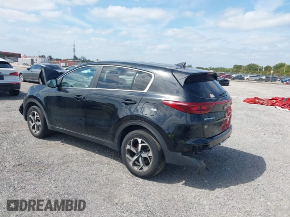 2022 Kia Sportage LX with VIN KNDPM3AC4N7026063, listed as a IAAI auction lot 42160078 with 28,880 mi miles. Bid and sale history available at carsss.com. Image 3.