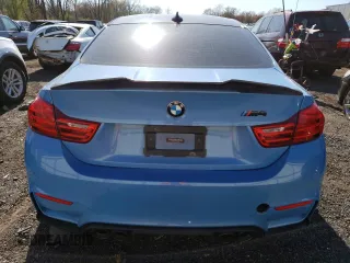 2017 BMW M4 with VIN WBS3R9C54HK709747, listed as a Copart auction lot 51333074 with 77,961 mi miles and Salvage Title. Bid and sale history available at carsss.com. Image 6.