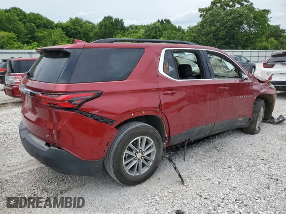 2023 Chevrolet Traverse LT Cloth с VIN 1GNERGKW8PJ318272, выставлен на аукционе Copart как лот 58708105 с пробегом 11 361 миль миль и Списание • Salvage title. История ставок и продаж доступна на DreamBid. Изображение 3.