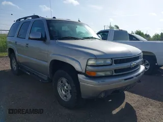 2005 Chevrolet Tahoe Z71 with VIN 1GNEK13T35R205091, listed as a IAAI auction lot 42773432 with 196,152 mi miles and . Bid and sale history available at DreamBid. Image 1.