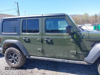 2021 Jeep Wrangler Unlimited Sport S with VIN 1C4HJXDG5MW804748, listed as a IAAI auction lot 41878895 with 35,839 mi miles and . Bid and sale history available at DreamBid. Image 13.