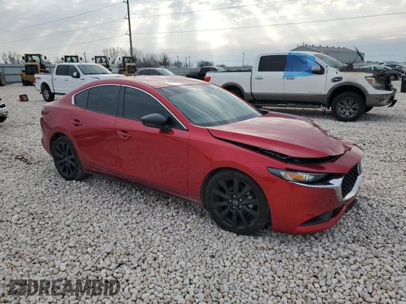 2024 Mazda Mazda3 Sedan 2.5 S Select Sport with VIN 3MZBPABM8RM406853, listed as a Copart auction lot 45155385 with 16,281 mi miles and Salvage Title. Bid and sale history available at carsss.com. Image 4.