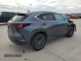 2023 Lexus NX with VIN 2T2GGCEZ0PC016536, listed as a Copart auction lot 42076614 with 20,669 mi miles. Bid and sale history available at carsss.com. Image 3.