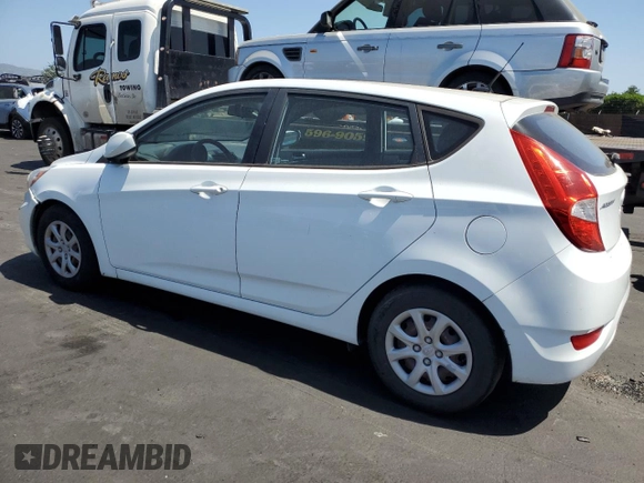 2015 Hyundai Accent GS with VIN KMHCT5AE9FU206751, listed as a Copart auction lot 55360365 with 218,611 mi miles and Clean Title. Bid and sale history available at carsss.com. Image 2.