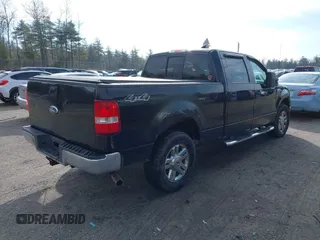 2008 Ford F-150 XLT with VIN 1FTPW14558FA46537, listed as a IAAI auction lot 41878382 with 175,577 mi miles. Bid and sale history available at carsss.com. Image 4.