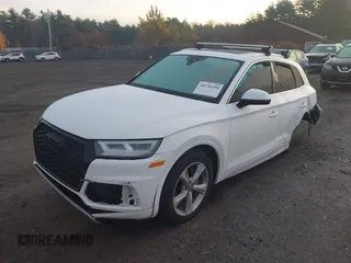 2020 Audi Q5 Premium Plus with VIN WA1BNAFY7L2012758, listed as a IAAI auction lot 40736399 with 1 mi miles. Bid and sale history available at carsss.com. Image 18.