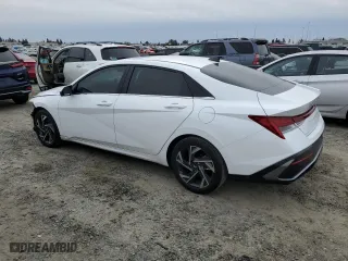 2024 Hyundai Elantra Limited with VIN KMHLP4DGXRU653072, listed as a Copart auction lot 45177815 with 17,069 mi miles and Salvage Title. Bid and sale history available at carsss.com. Image 2.
